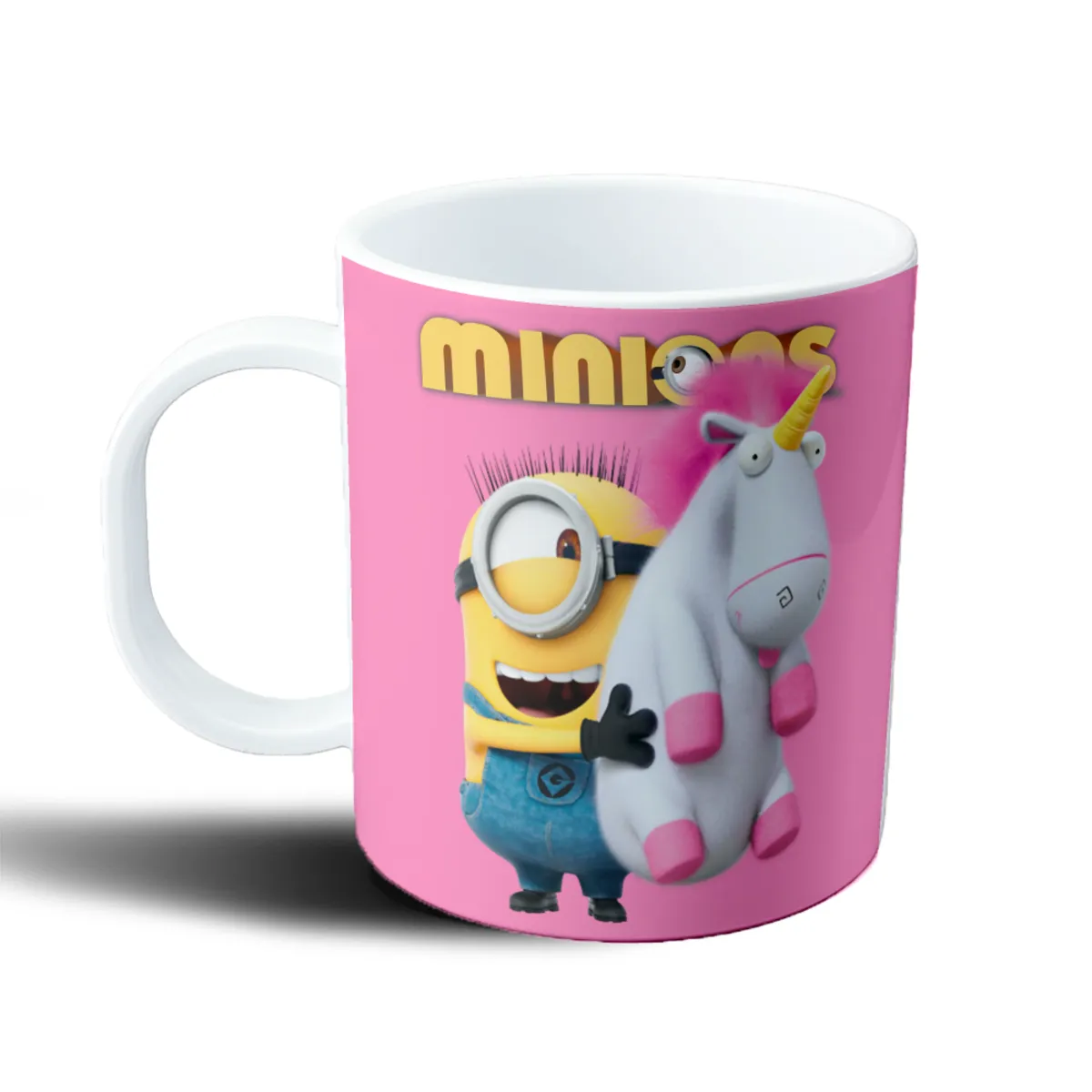 Taza de Plástico Minions y Fluffy Unicornio - vista 2