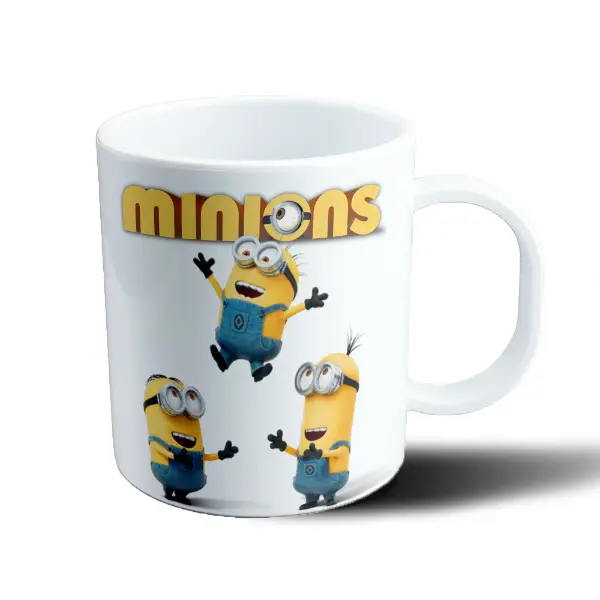 Taza de Plástico Minions Tres Minions Saltando