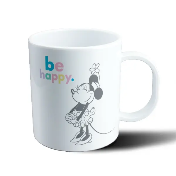 Taza de Plástico Minnie Mouse Be Happy