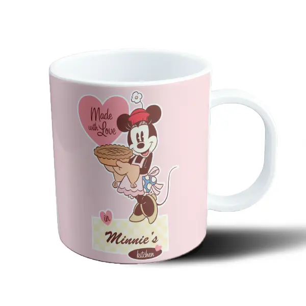 Taza de Plástico Minnie Mouse Made with Love in Minnie's Kitchen