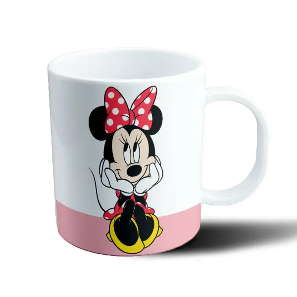 Taza de Plástico Minnie Mouse Pensativa