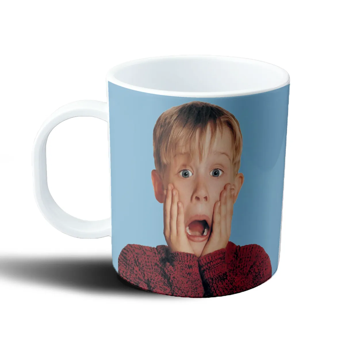 Taza de Plástico Mi Pobre Angelito Kevin Grito Manos en la Cara - vista 2