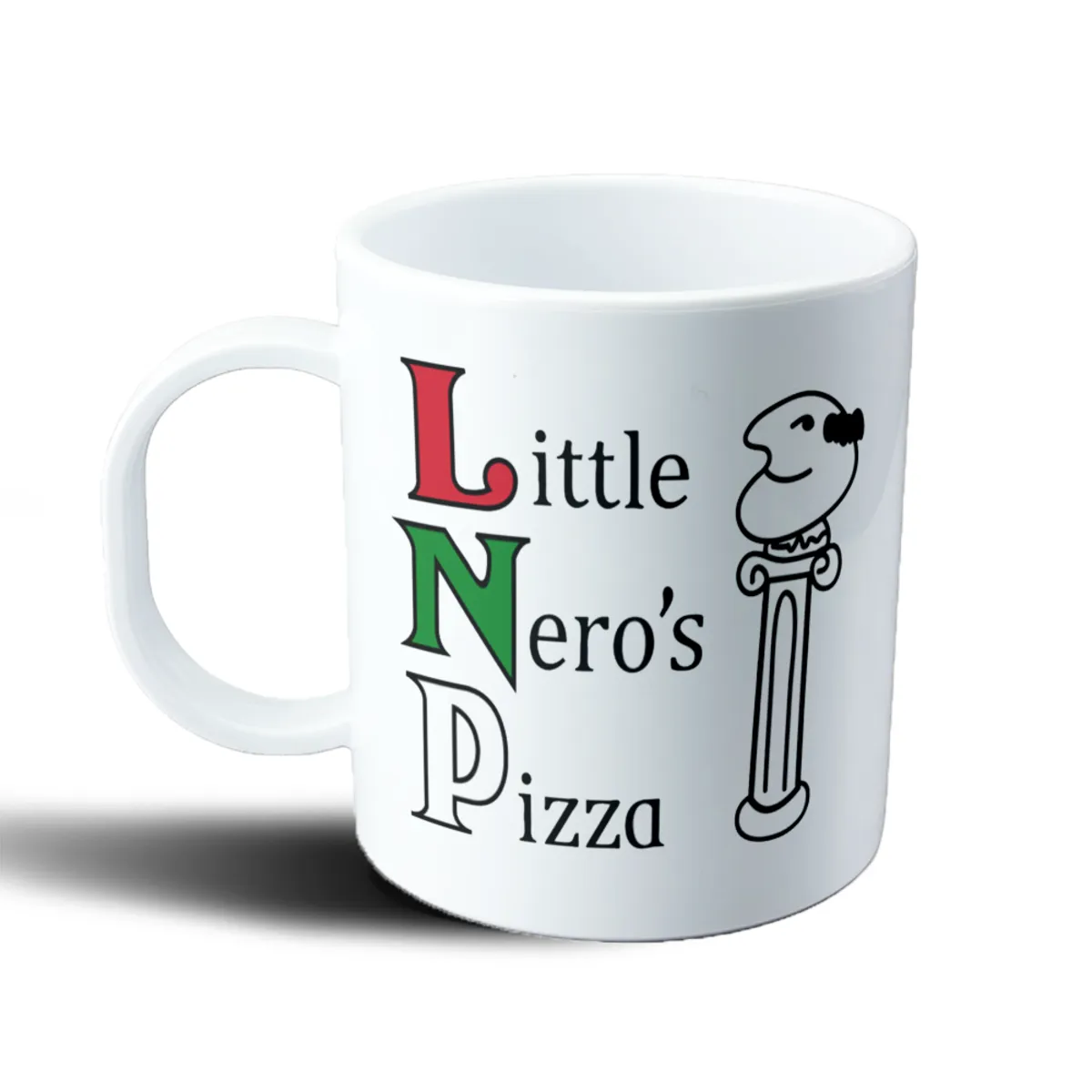 Taza de Plástico Mi Pobre Angelito Little Nero's Pizza - vista 2