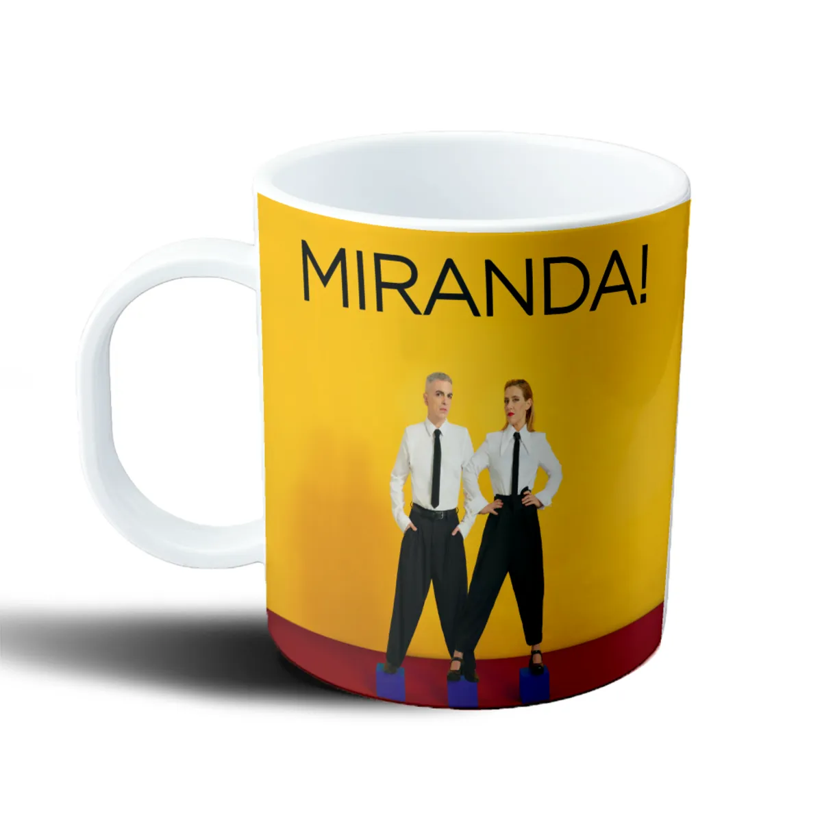 Taza de Plástico Miranda! Dúo Fondo Amarillo - vista 2