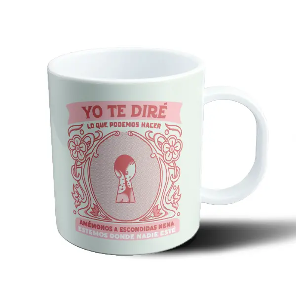 Taza de Plástico Miranda Amémonos a Escondidas Nena