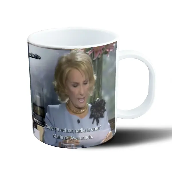 Taza de Plástico Mirtha Legrand Deje de actuar nadie le cree