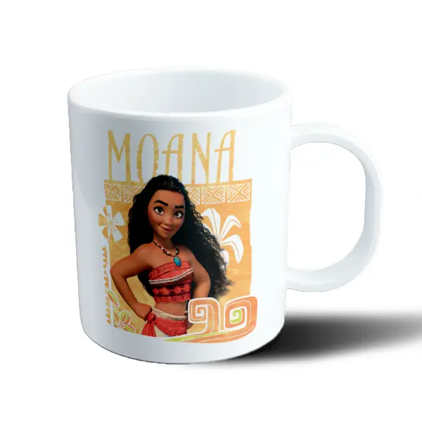 Taza de Plástico Moana Disney Diseño Dorado