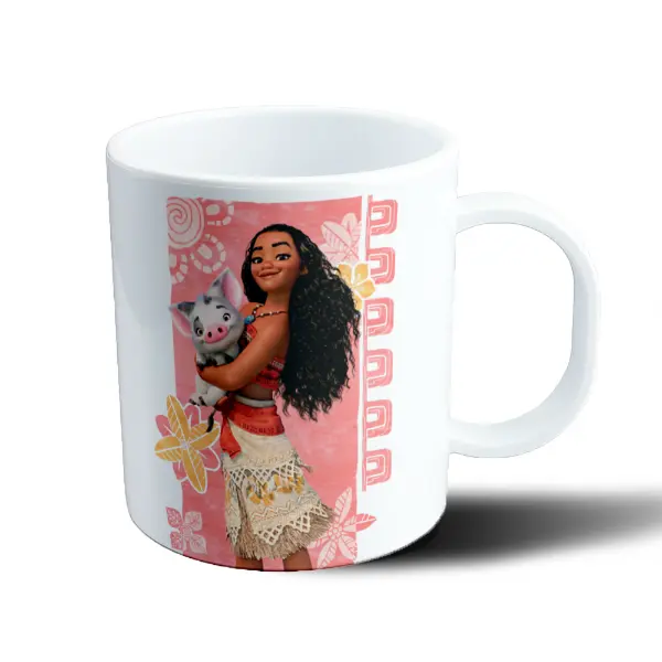 Taza de Plástico Moana y Pua