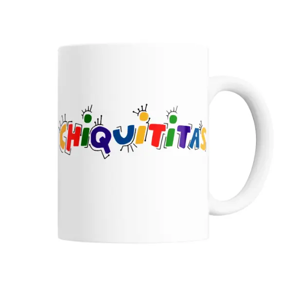 Taza de Cerámica Chiquititas Logo Multicolor
