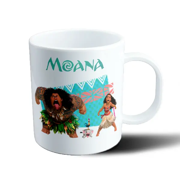 Taza de Plástico Moana Maui Hei Hei Pua
