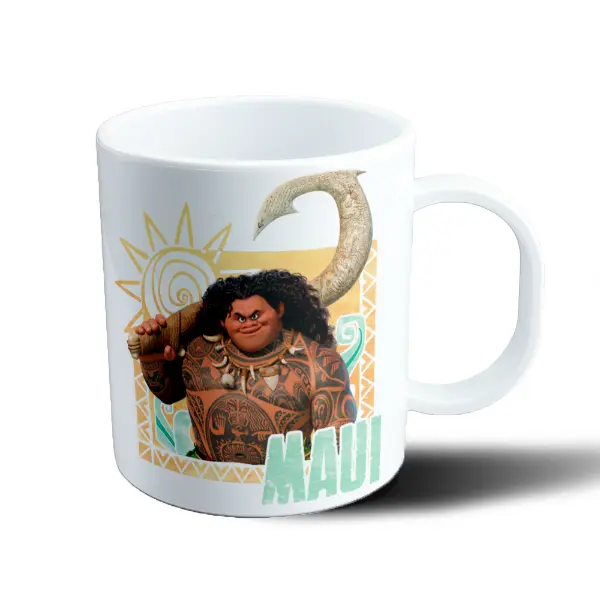 Taza de Plástico Moana Maui con Anzuelo