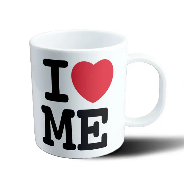 Taza de Plástico Modern Family I Love Me Corazón