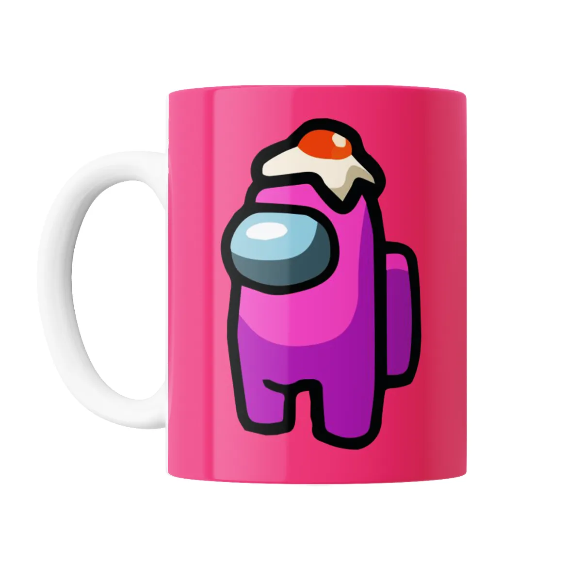 Taza de Cerámica Among Us Rosa Huevo Frito - vista 2