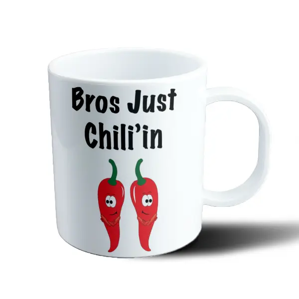 Taza de Plástico Bros Just Chili'in Pimientos