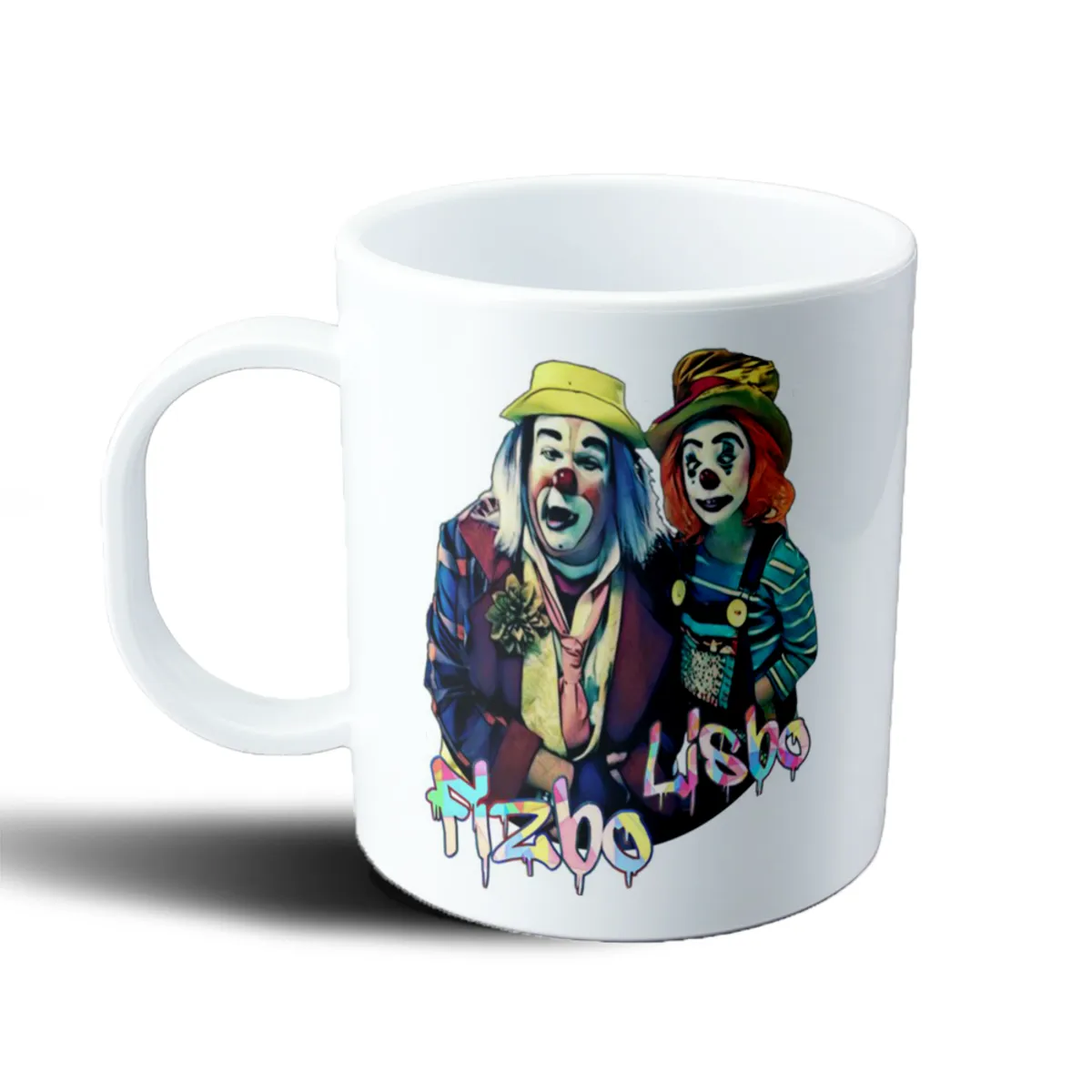 Taza de Plástico Modern Family Fizbo y Lisbo Payasos - vista 2