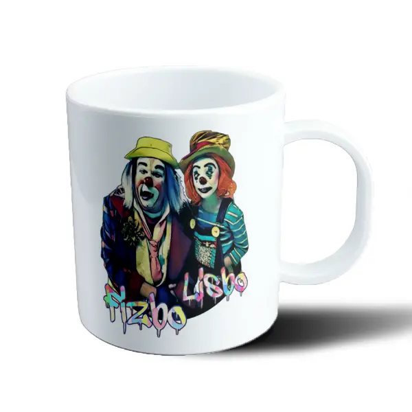 Taza de Plástico Modern Family Fizbo y Lisbo Payasos
