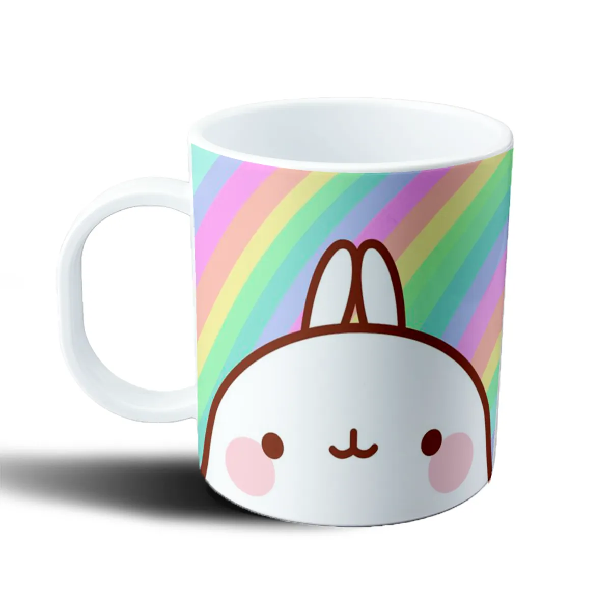Taza de Plástico Molang Conejo Arcoíris - vista 2