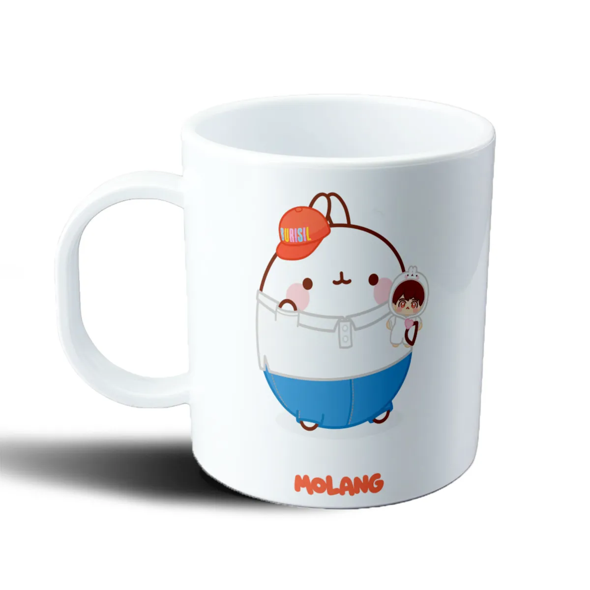 Taza de Plástico Molang con Gorra Burisil y Amigo Conejo - vista 2