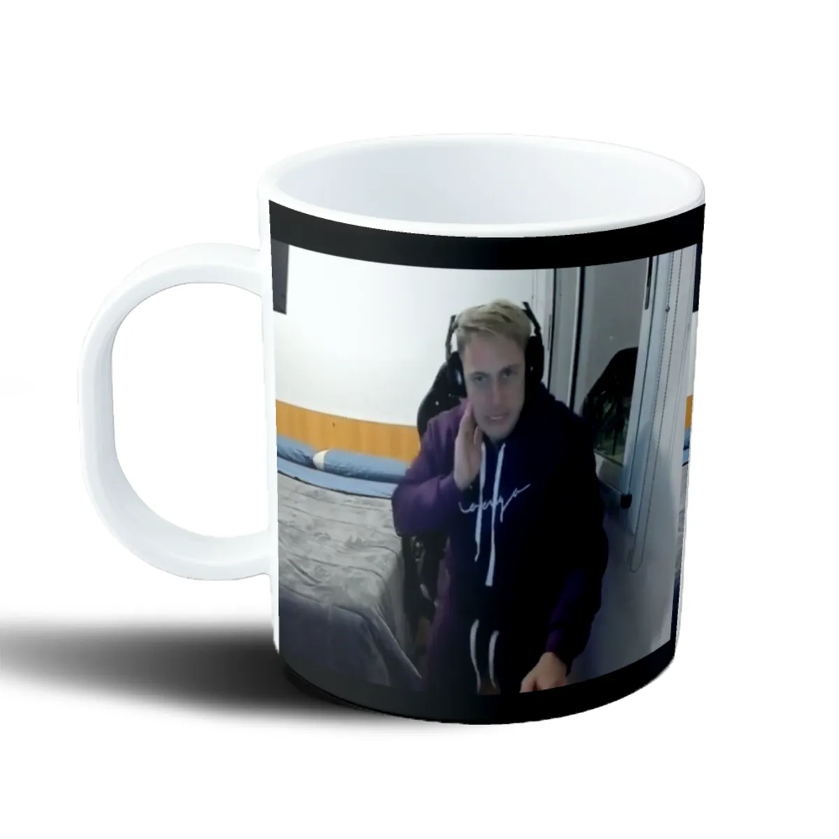 Taza de Plástico Momo Streamer con Auriculares - vista 2
