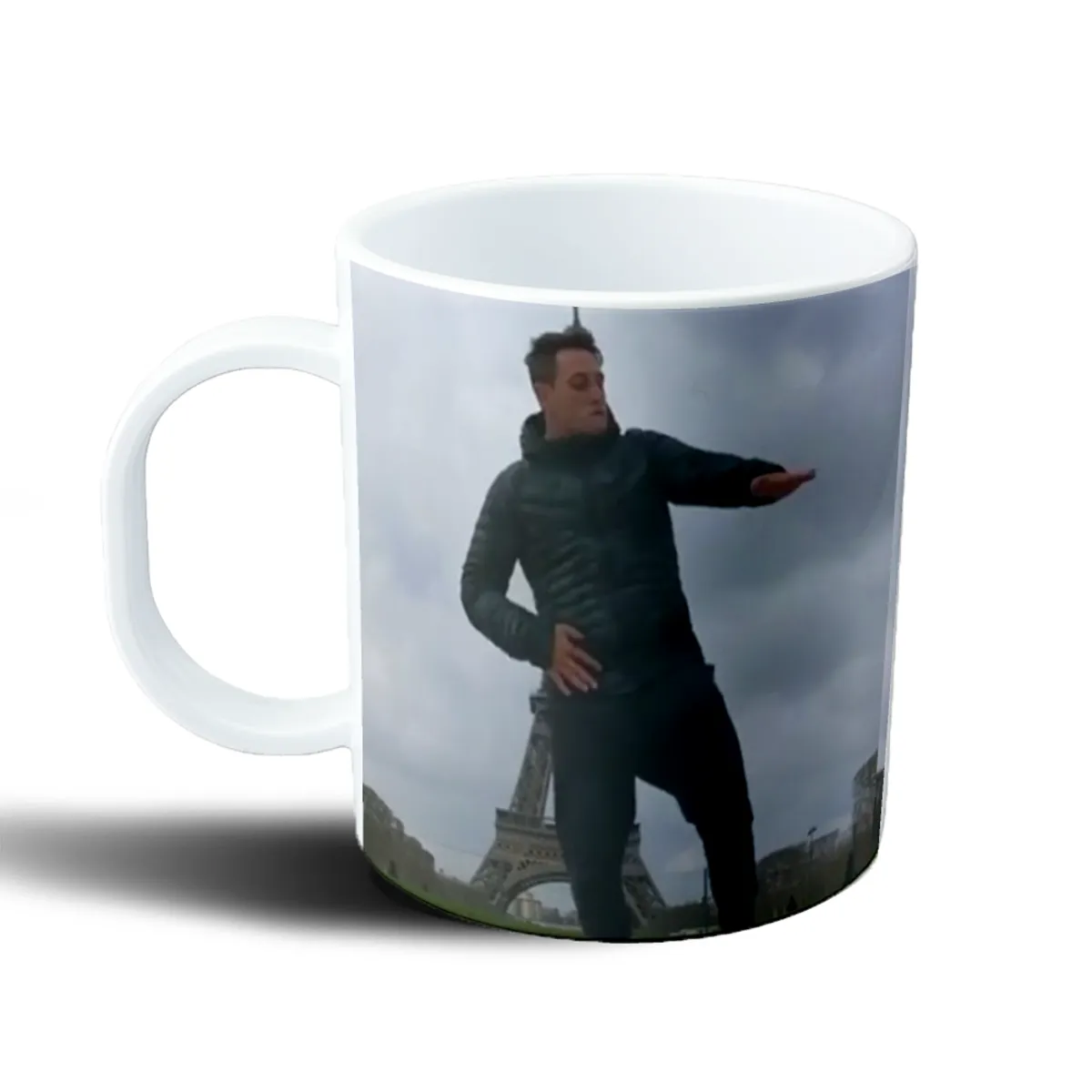 Taza de Plástico Momo Torre Eiffel Pose - vista 2