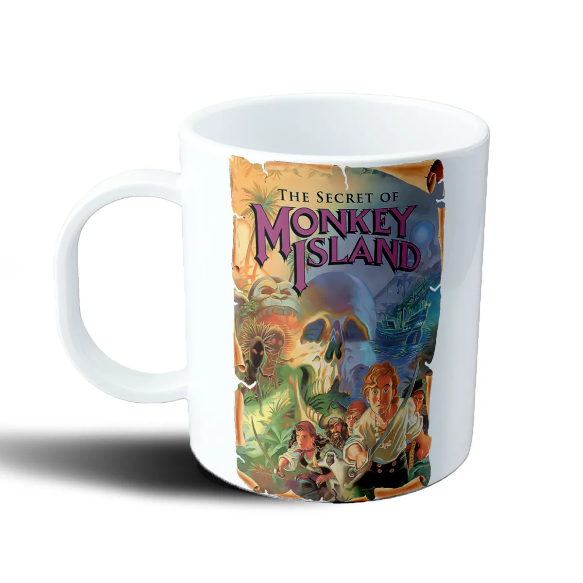 Taza de Plástico Monkey Island The Secret of Monkey Island Portada - vista 2