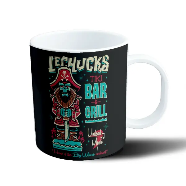 Taza de Plástico Monkey Island Lechucks Tiki Bar & Grill