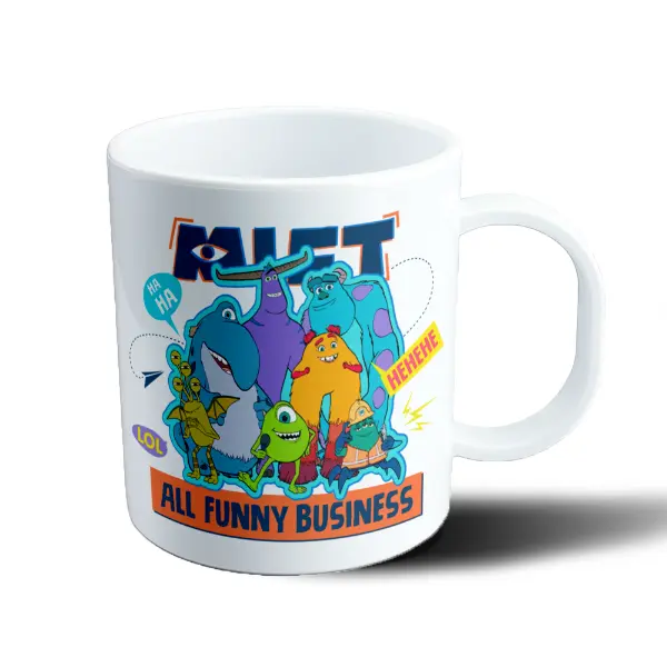 Taza de Plástico Monsters at Work All Funny Business