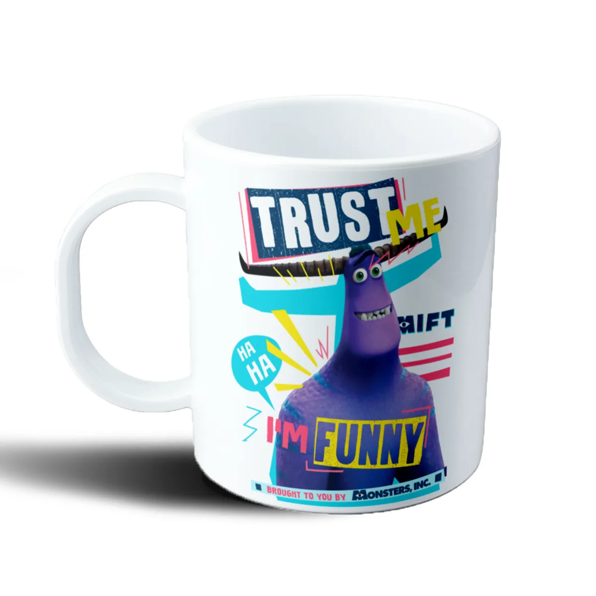 Taza de Plástico Monsters at Work Trust Me I'm Funny - vista 2