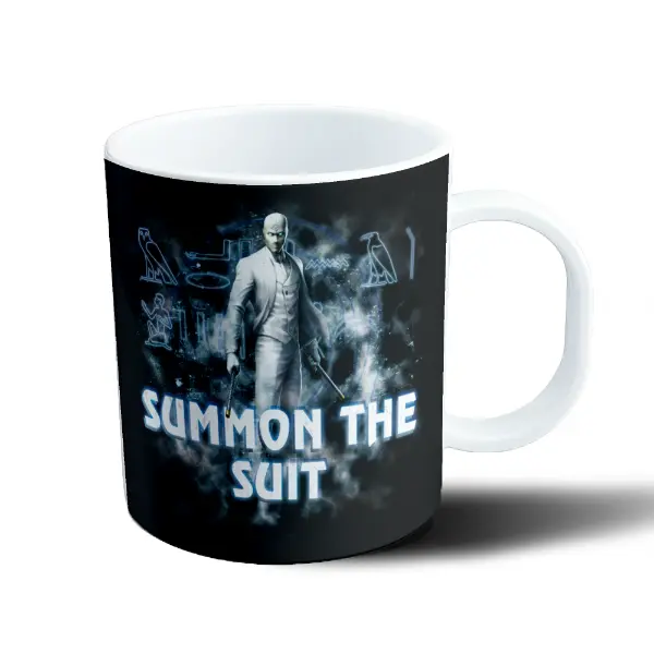 Taza de Plástico Moon Knight Summon The Suit
