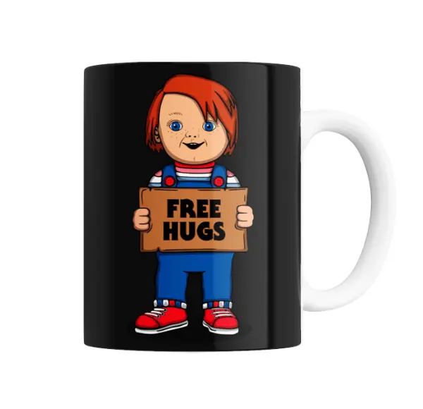 Taza de Cerámica Chucky Free Hugs