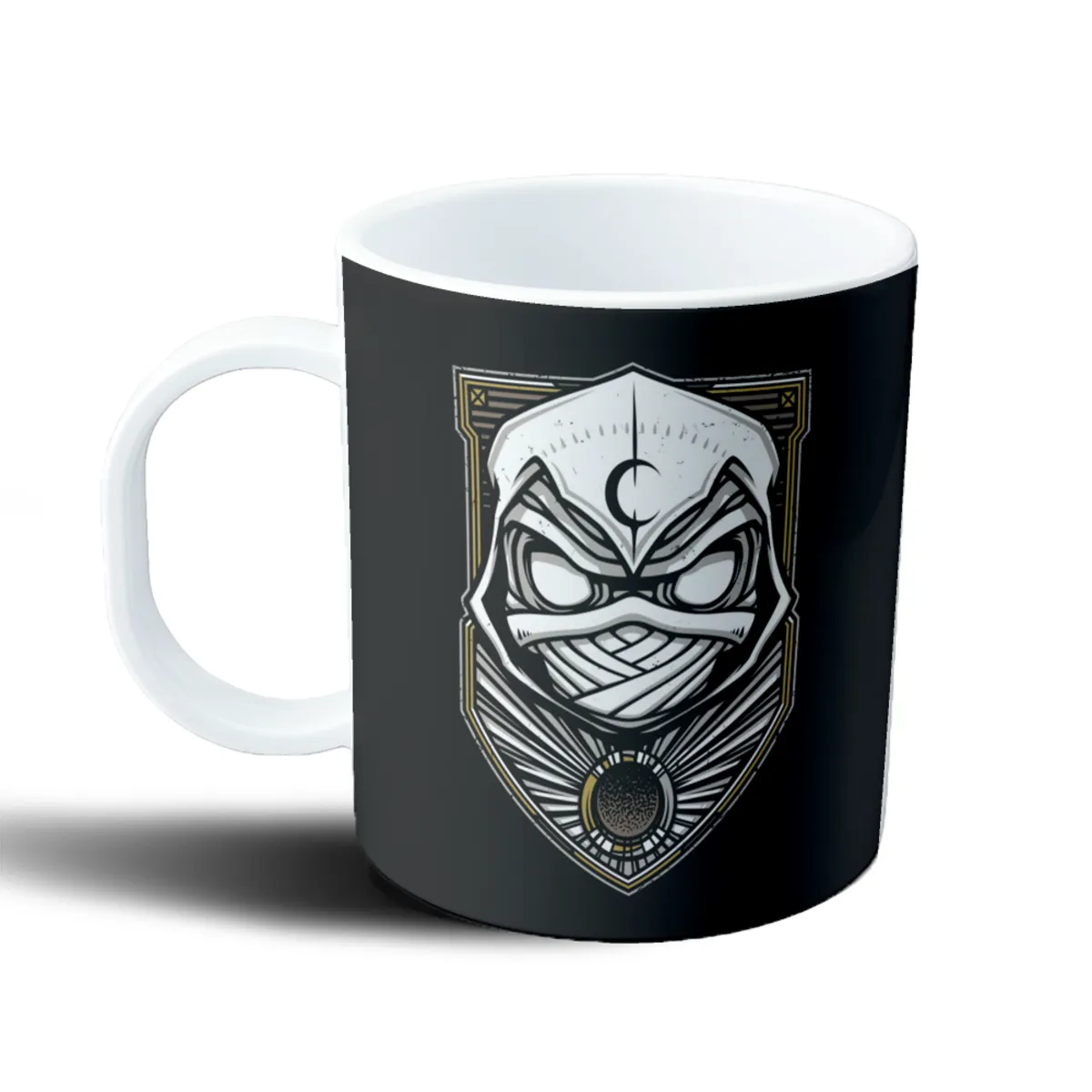 Taza de Plástico Moon Knight Máscara Escudo - vista 2
