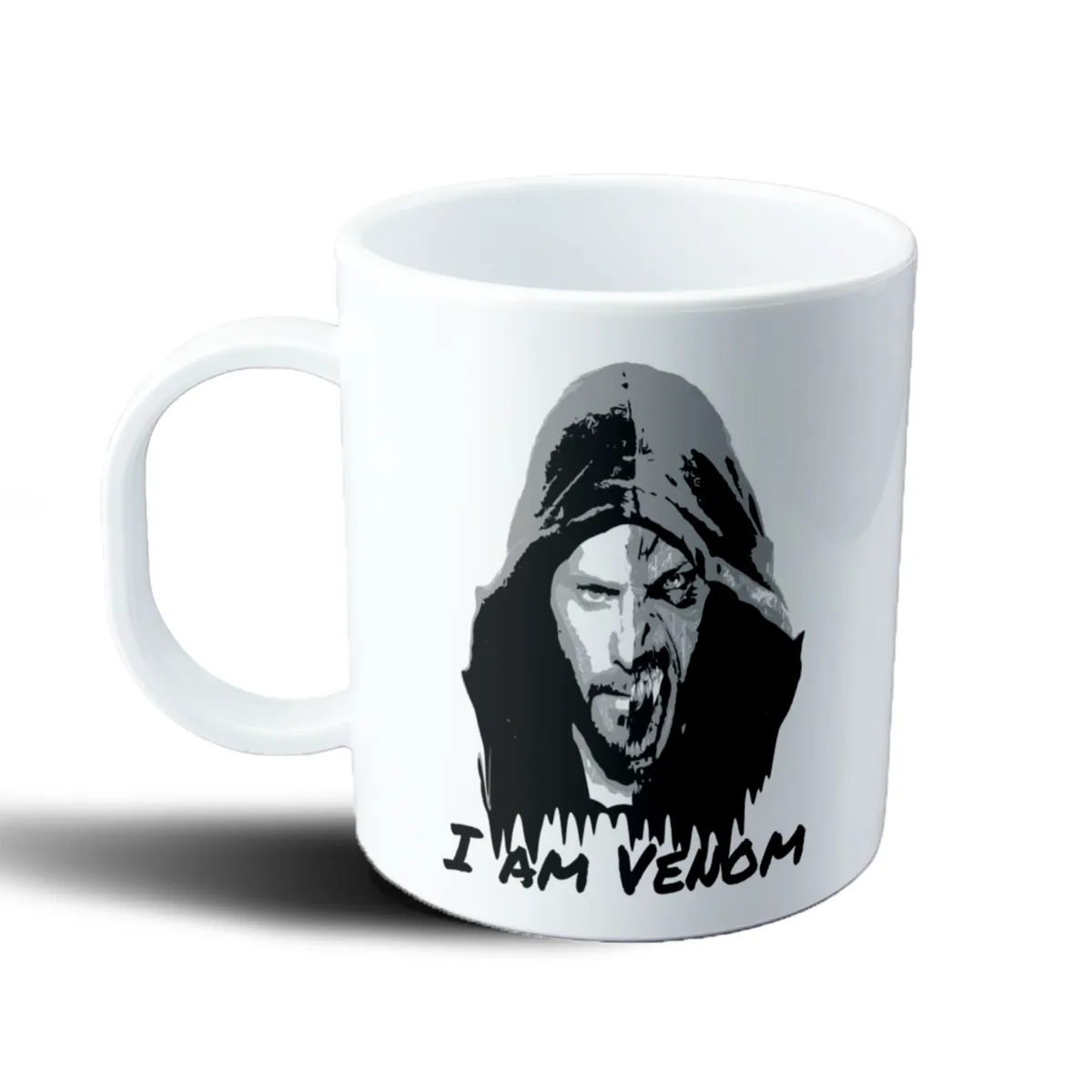 Taza de Plástico Venom I Am Venom Rostro Mitad Humano - vista 2