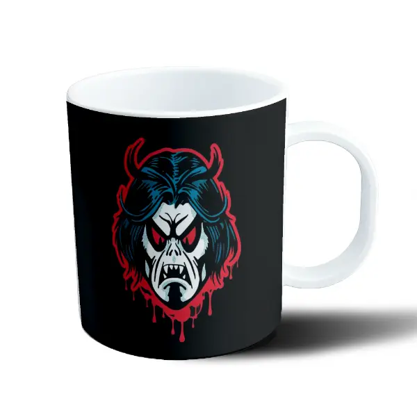 Taza de Plástico Morbius Cara Vampírica