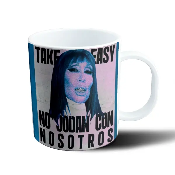 Taza de Plástico Moria Casan No Jodan Con Nosotros