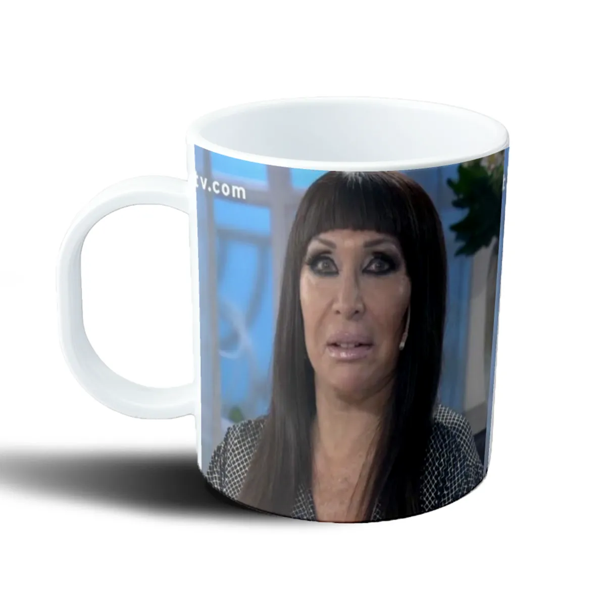 Taza de Plástico Moria Casán Mirada Meme - vista 2