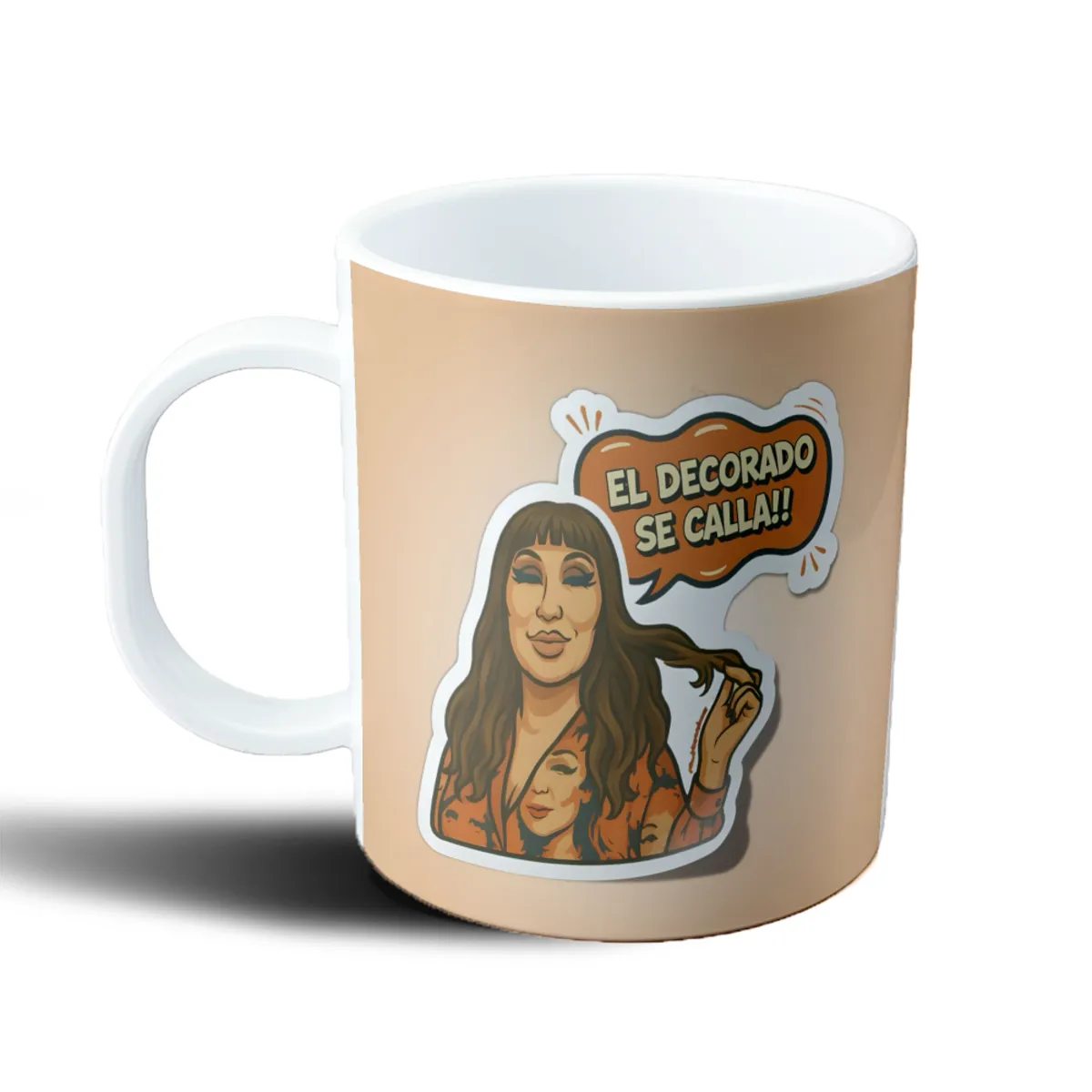 Taza de Plástico Moria Casan El Decorado Se Calla - vista 2
