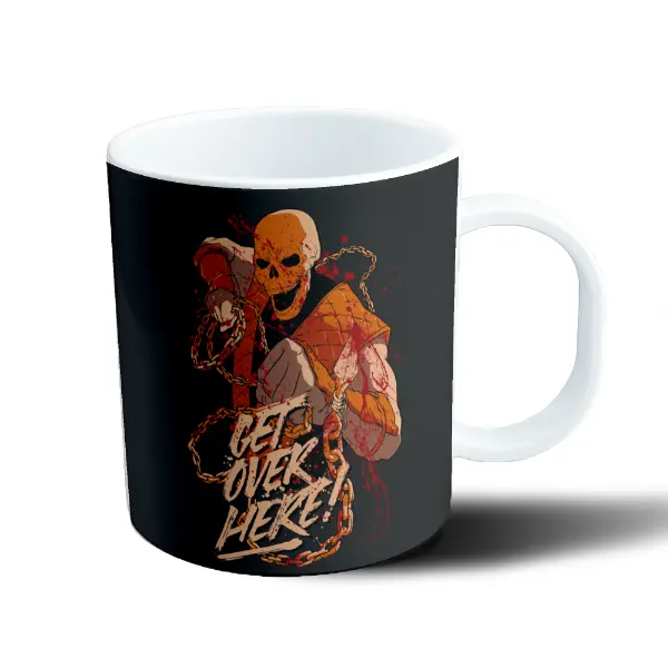 Taza de Plástico Mortal Kombat Sub Zero Test Your Might