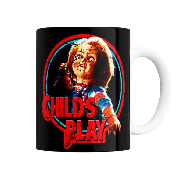 Taza de Cerámica Chucky Child's Play Logo