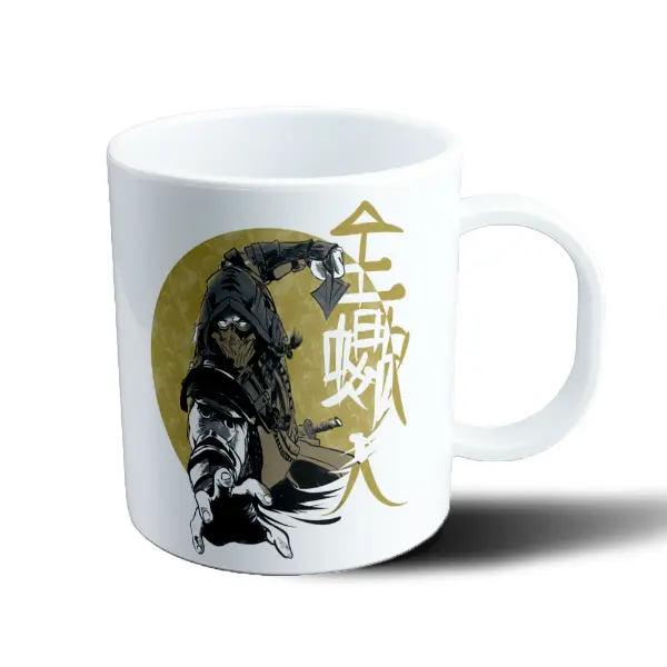 Taza de Plástico Mortal Kombat Scorpion Japón