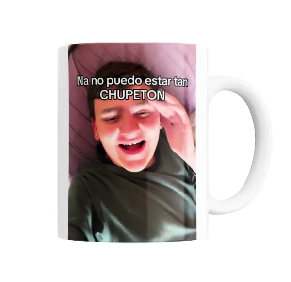 Taza de Cerámica Chupete Na no puedo estar tan Chupeton