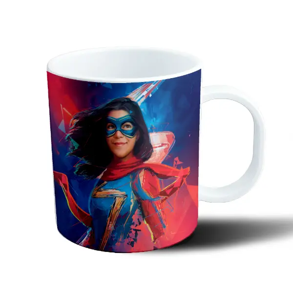 Taza de Plástico Ms Marvel Kamala Khan Superheroína