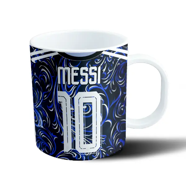 Taza de Plástico Messi Camiseta Suplente 10 Mundial 2026