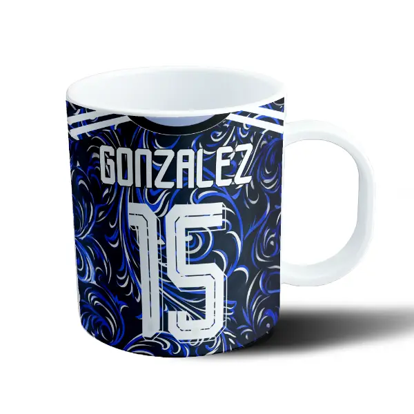 Taza de Plástico Mundial 2026 Camiseta Suplente González 15