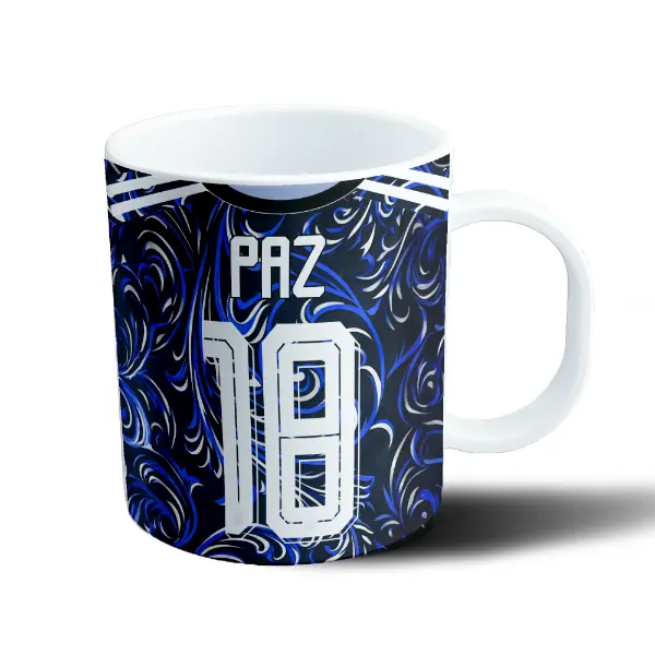 Taza de Plástico Selección Argentina Camiseta Suplente 18 Paz