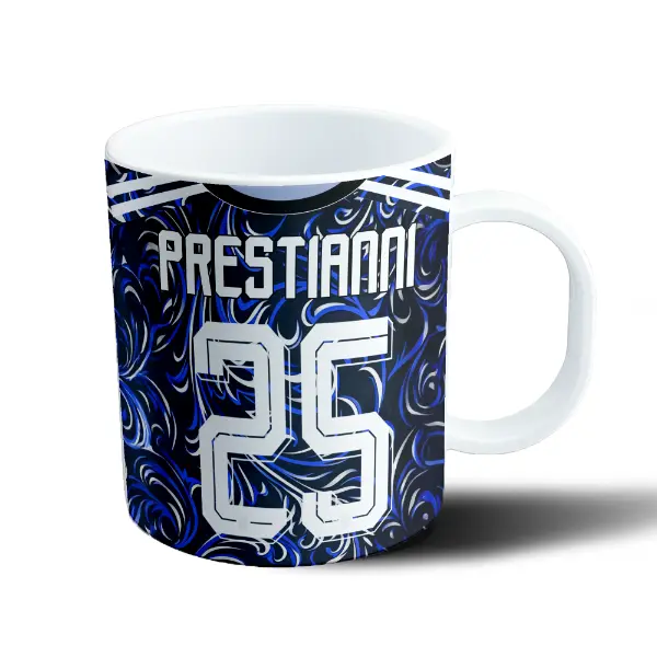 Taza de Plástico Mundial 2026 Prestianni 25 Camiseta Suplente