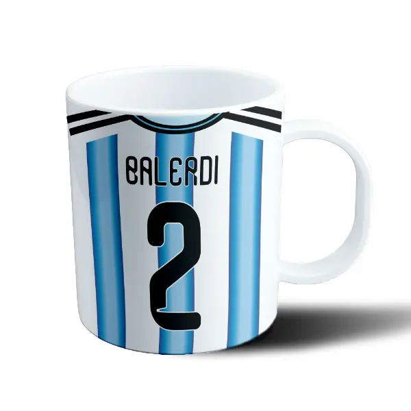 Taza de Plástico Mundial 2026 Camiseta Titular Balerdi 2