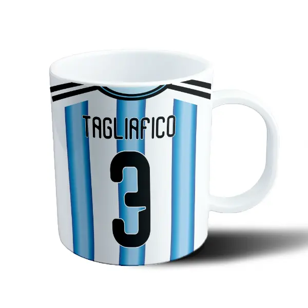 Taza de Plástico Selección Argentina Camiseta Tagliafico 3