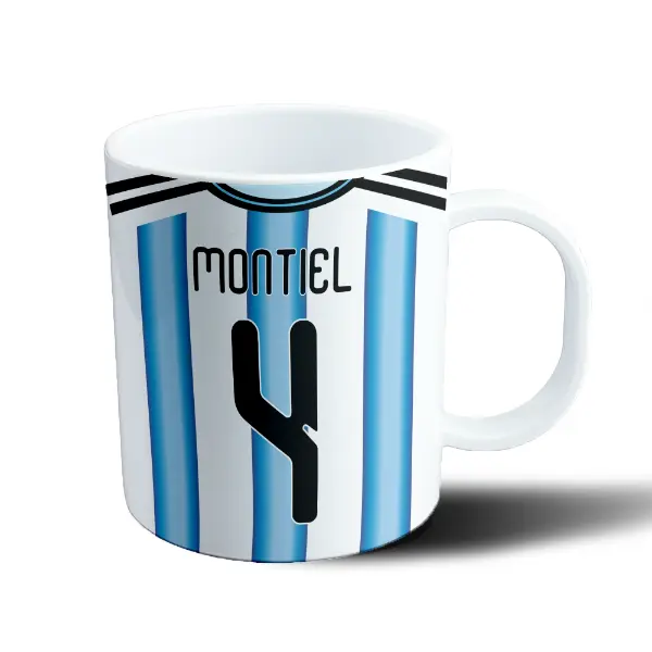 Taza de Plástico Mundial 2026 Argentina Montiel 4