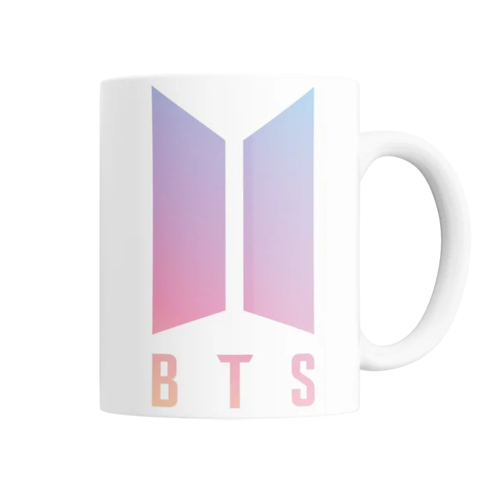Taza de Cerámica BTS Logo Degradé